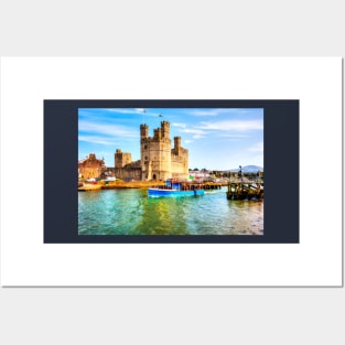 Caernarfon Castle Boat Trip Posters and Art